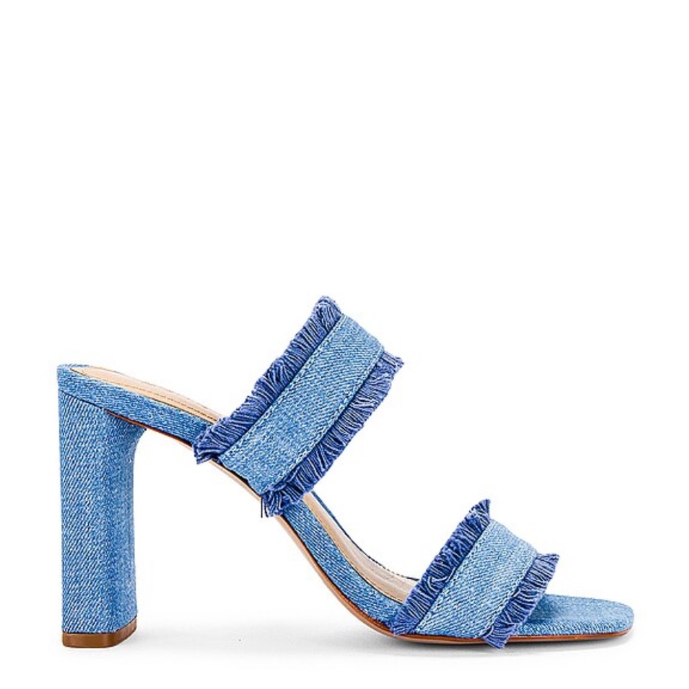Schutz Amely Sandal in Azul & Summer Jeans